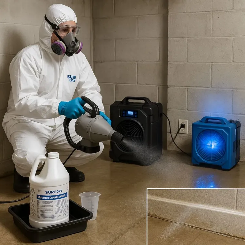 Sanitization and Odor Removal process in Franklin, ME